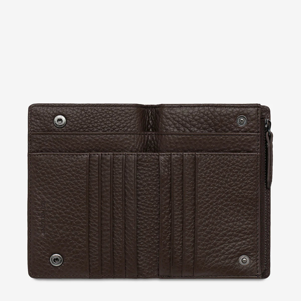 Status Anxiety Insurgency Wallet Cocoa Leather