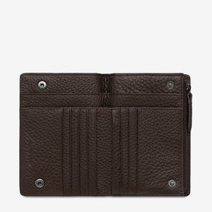 Status Anxiety Insurgency Wallet Cocoa Leather