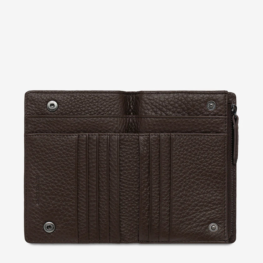 Status Anxiety Insurgency Wallet Cocoa Leather