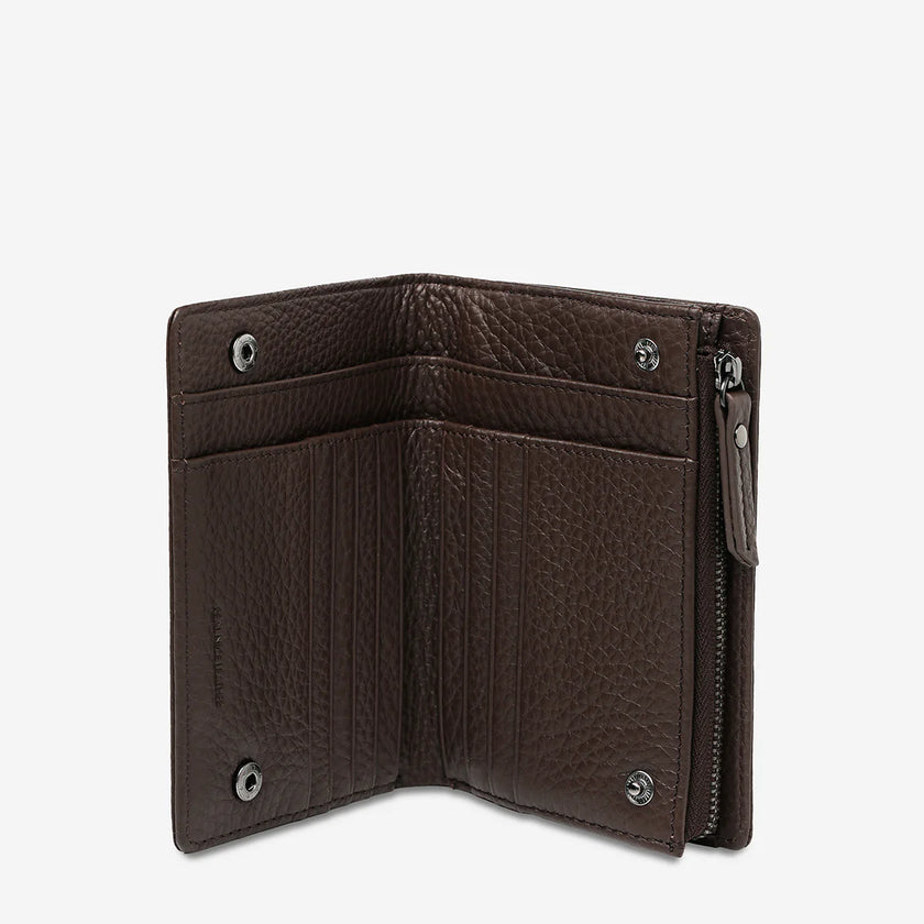 Status Anxiety Insurgency Wallet Cocoa Leather