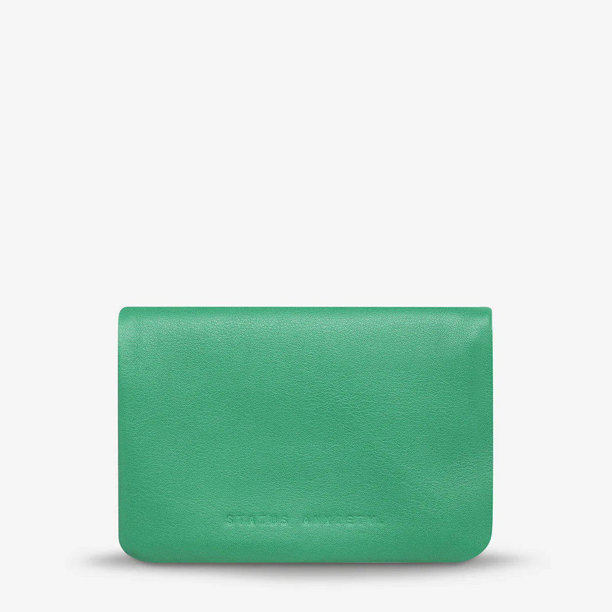 Status Anxiety Is Now Better Wallet Emerald Nappa