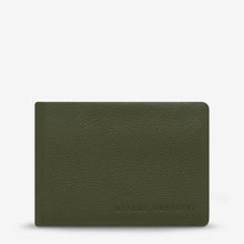 Load image into Gallery viewer, Status Anxiety Jonah Wallet Khaki Leather
