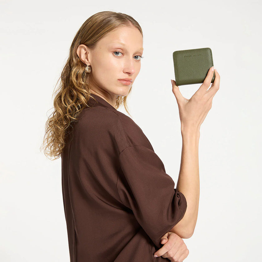 Status Anxiety Sense Of Wonder Wallet Khaki