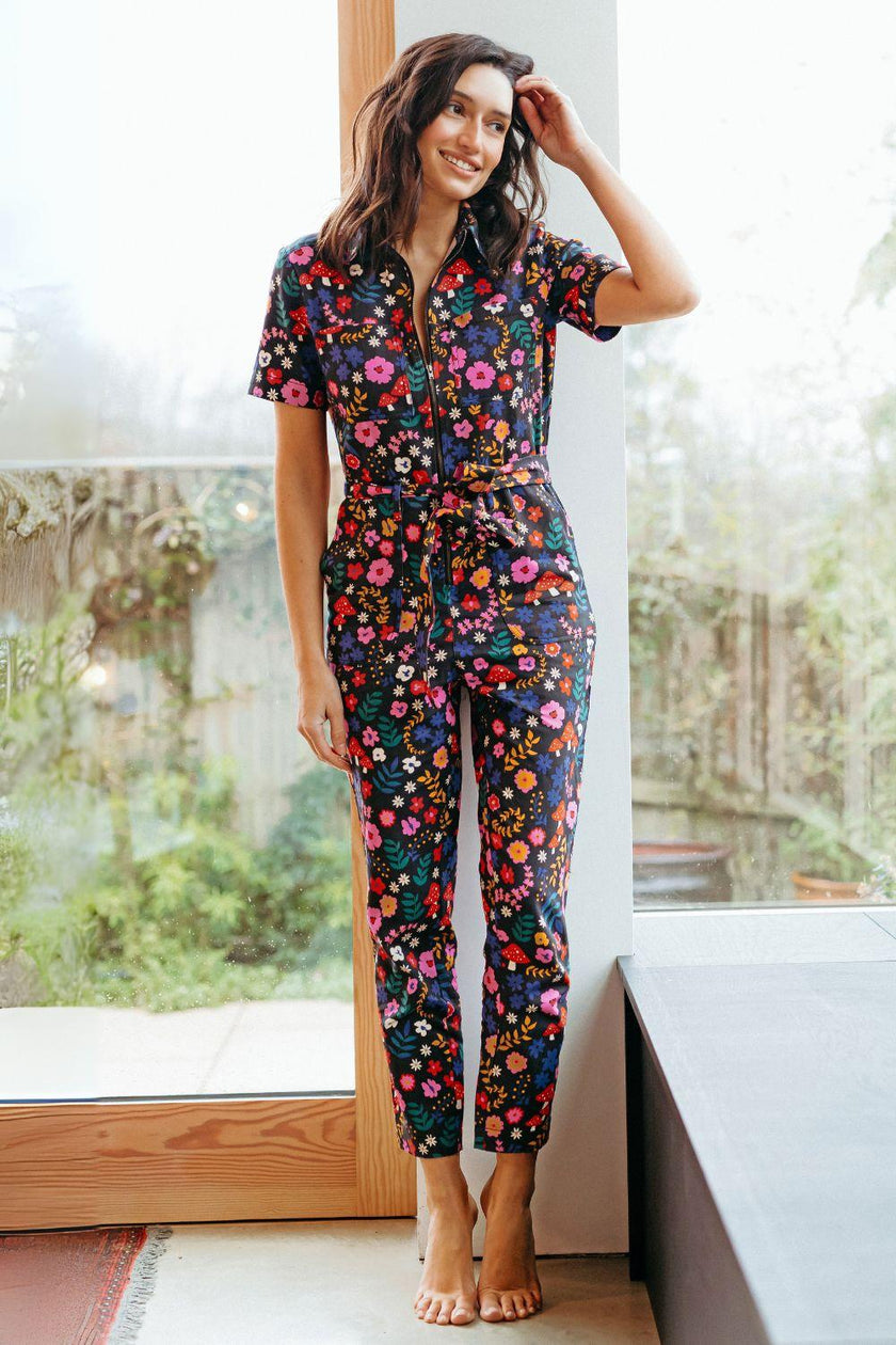 Sugarhill Brighton Billy Boilersuit Multi/Toadstool Floral