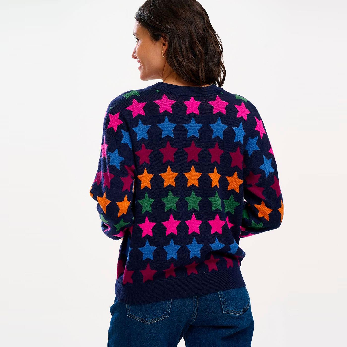 Sugarhill Brighton Annalee Jumper Multi Large Star Repeat