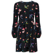 Sugarhill Brighton Oksana Mini Dress Black/Rainbow Folk Bird
