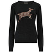 Sugarhill Brighton Rowena Jumper Black/Sparkling Deer