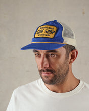 Load image into Gallery viewer, McTavish Surf Shop Trucker Cap Dark Blue
