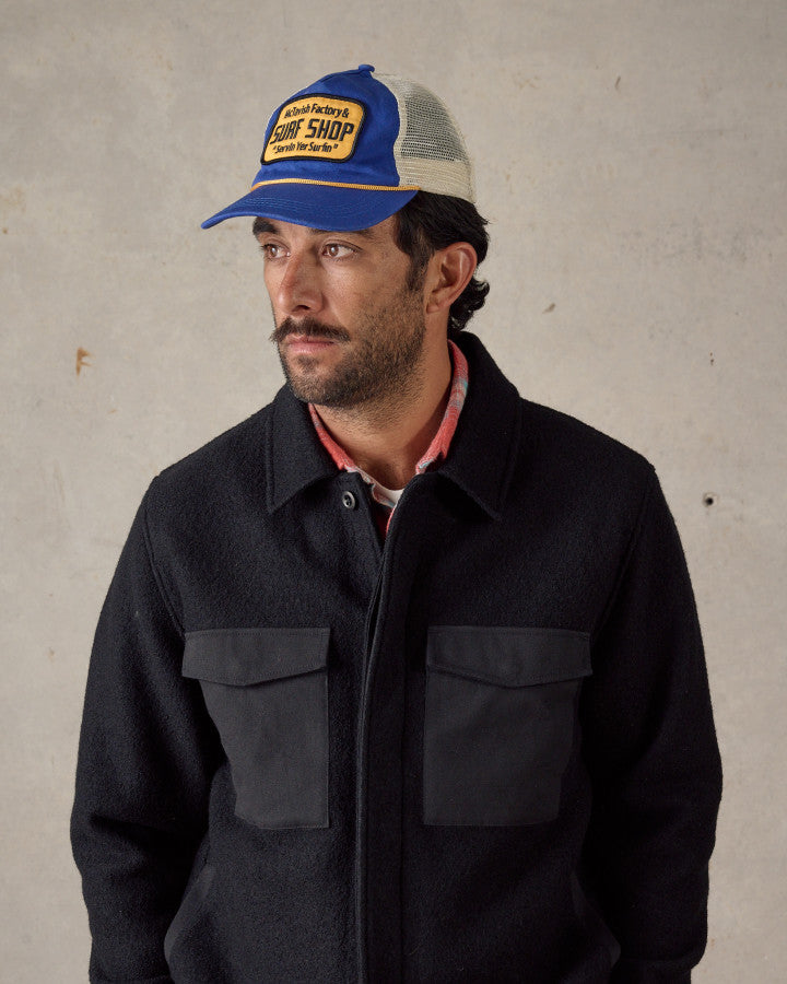 McTavish Surf Shop Trucker Cap Dark Blue