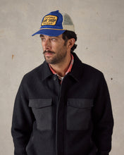 Load image into Gallery viewer, McTavish Surf Shop Trucker Cap Dark Blue
