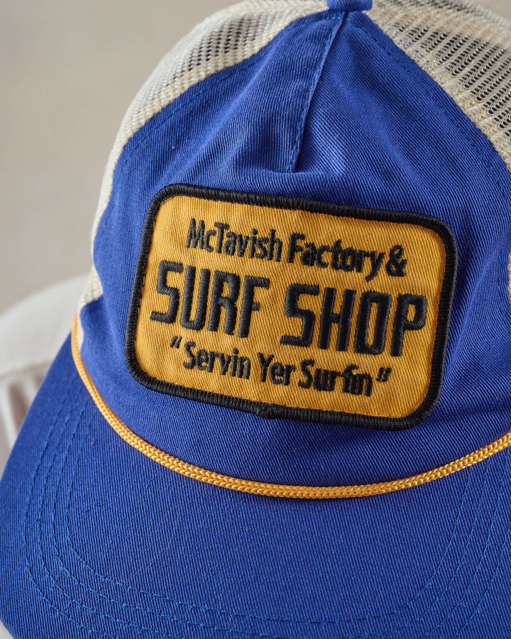 McTavish Surf Shop Trucker Cap Dark Blue