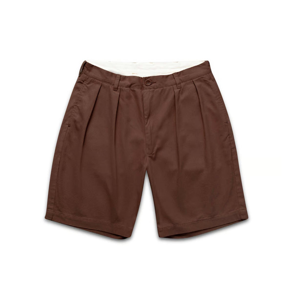Service Works Twill Part Timer Shorts Brown