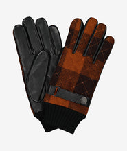 Load image into Gallery viewer, Swanndri Jacks Point Leather Glove Cedar Check
