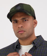 Load image into Gallery viewer, Swanndri Swanni Wool Check Baseball Cap Olive/ Black Check
