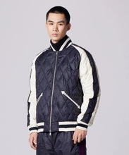 Load image into Gallery viewer, Taion Reversible Skajan Down Jacket Black X Navy
