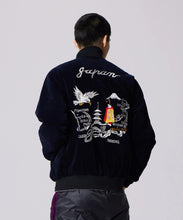 Load image into Gallery viewer, Taion Reversible Skajan Down Jacket Black X Navy
