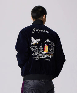 Taion Reversible Skajan Down Jacket Black X Navy