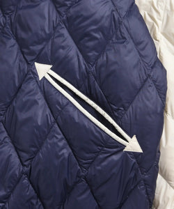 Taion Reversible Skajan Down Jacket Black X Navy