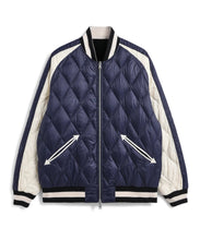 Load image into Gallery viewer, Taion Reversible Skajan Down Jacket Black X Navy

