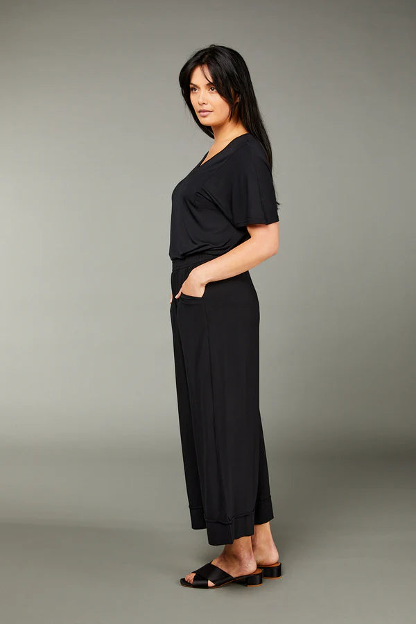 Tani 8965 Culotte Resort Pant Black