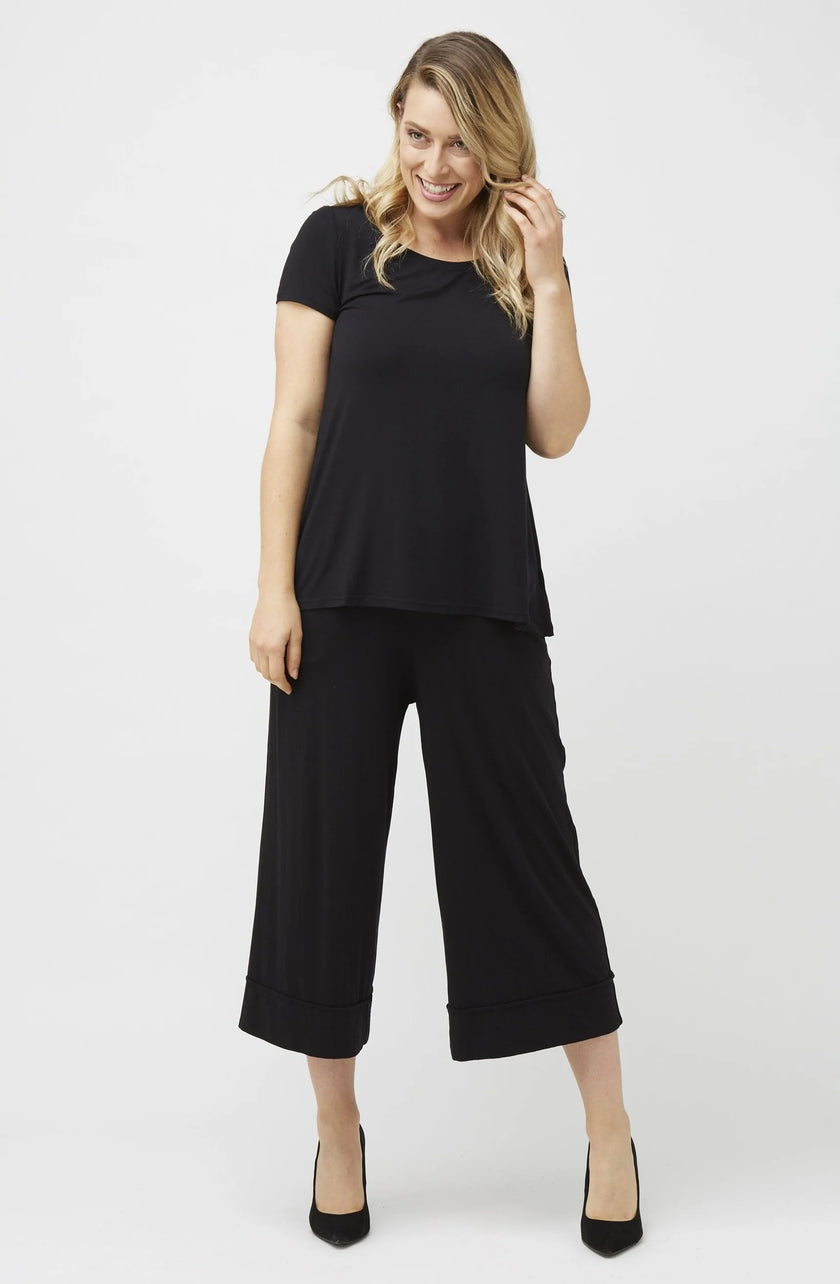 Tani 8965 Culotte Resort Pant Black