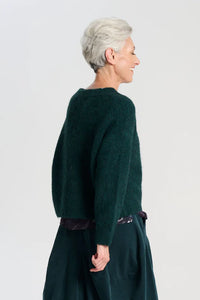 Olga De Polga Aspen Knit Sweater Alpaca Teal
