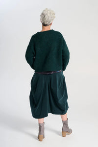 Olga De Polga Marlowe Skirt Fine Cord Teal