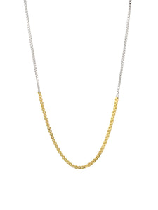 Tiger Tree NKJ5463 Gold & Silver Chain Necklace