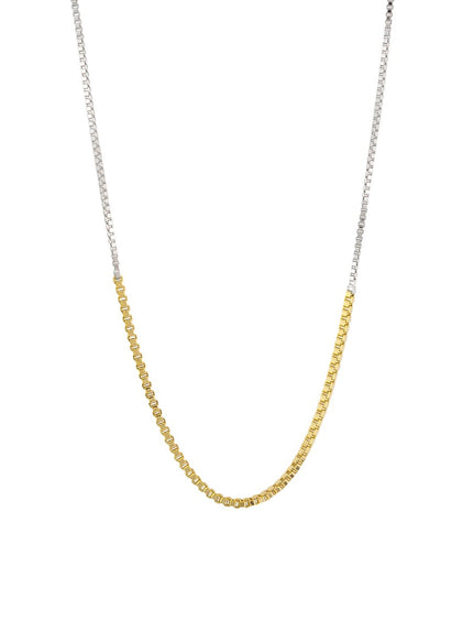 Tiger Tree NKJ5463 Gold & Silver Chain Necklace