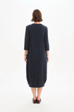 Tirelli Banded Hem Jersey Dress Navy