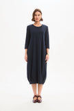 Tirelli Banded Hem Jersey Dress Navy