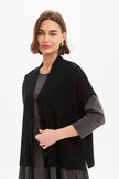 Tirelli Button Up Knit Vest Black