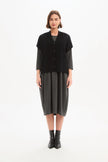 Tirelli Button Up Knit Vest Black