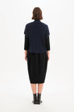 Tirelli Button Up Knit Vest Navy