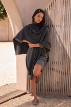 Load image into Gallery viewer, Tirelli Crossover Wrap Knit Charcoal
