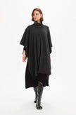 Tirelli Crossover Wrap Knit Charcoal