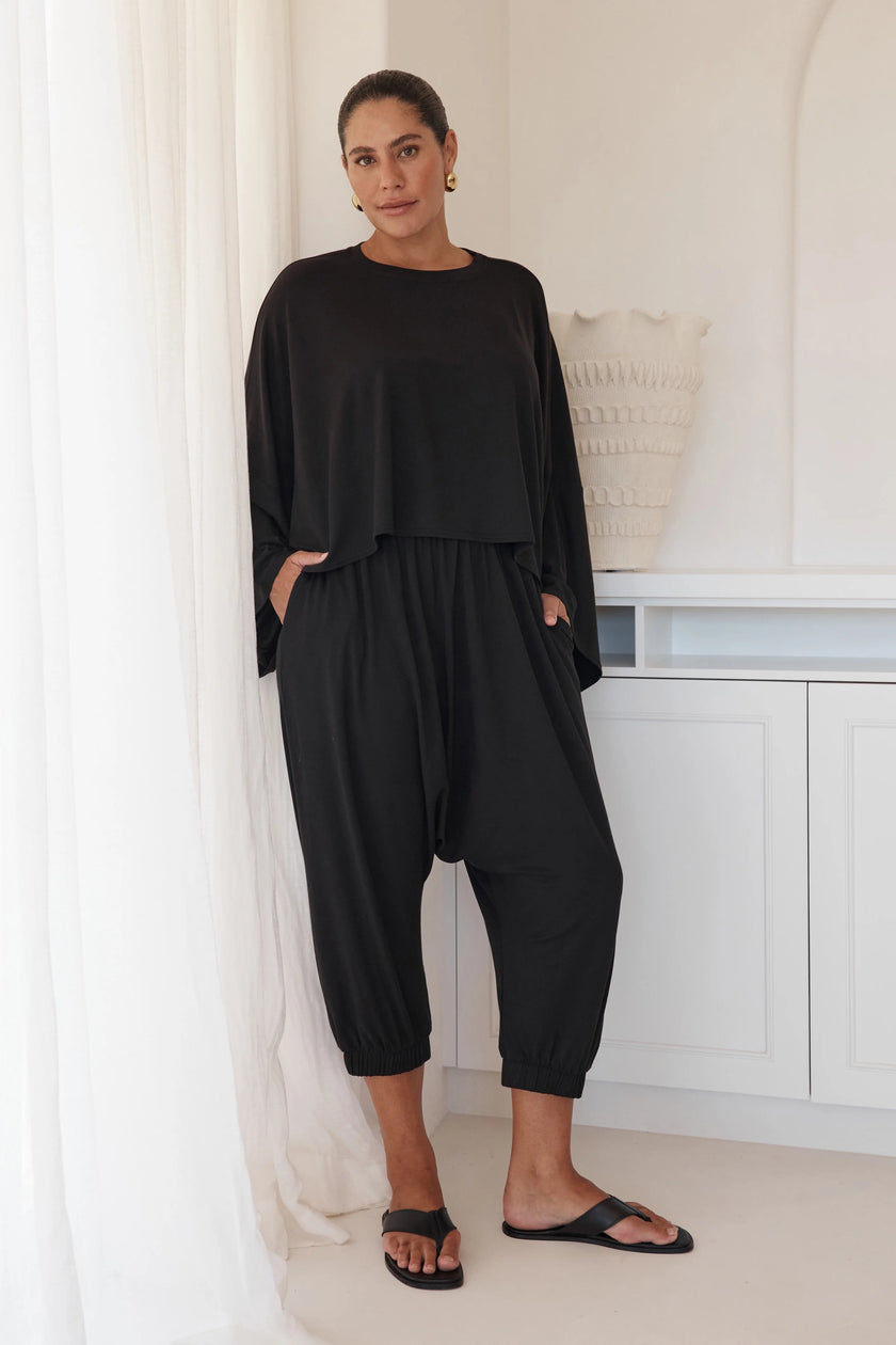 Tirelli Drop Crotch Winter Pant Black