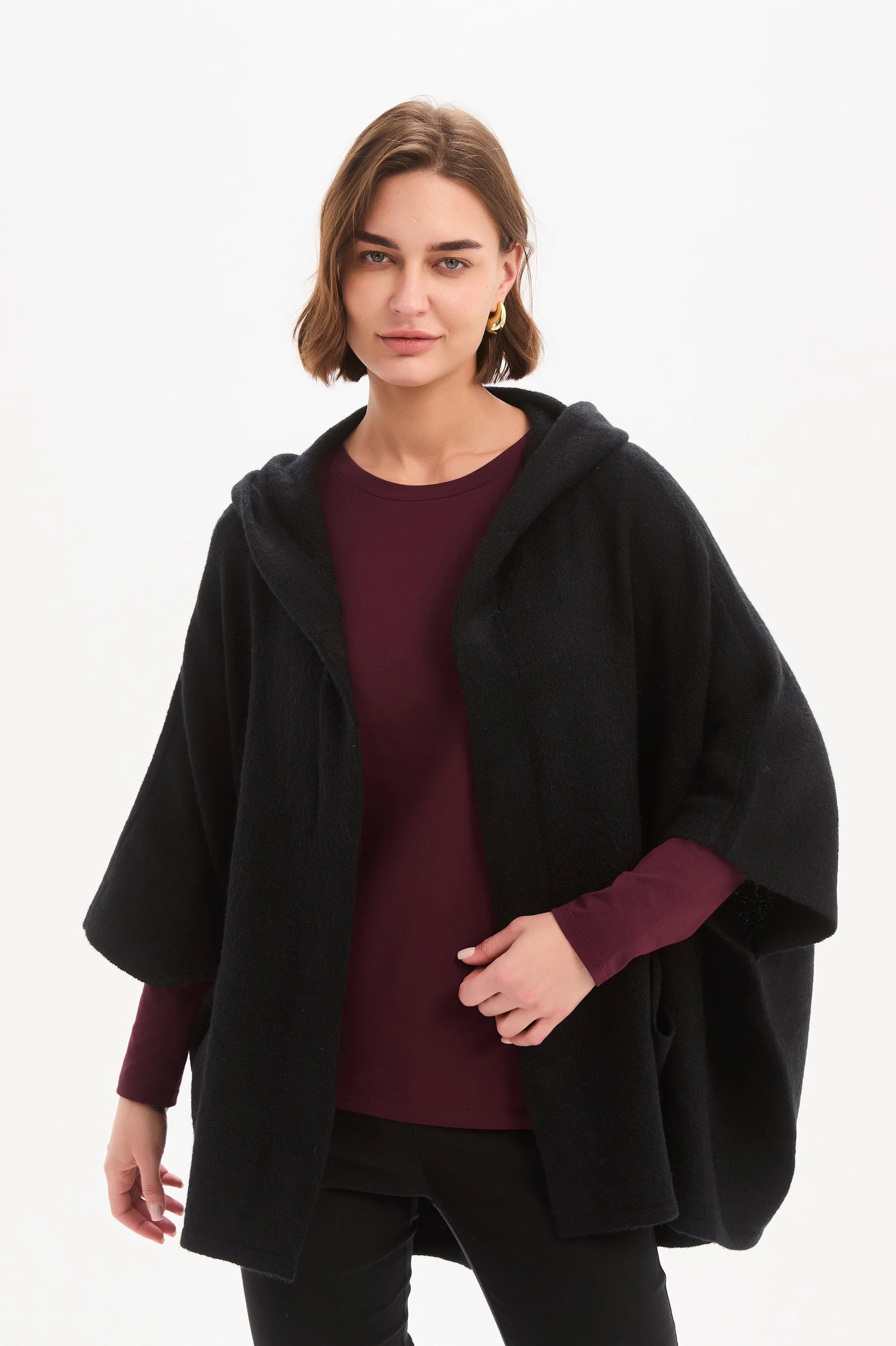 Tirelli Magnetic Closure Cardigan Black