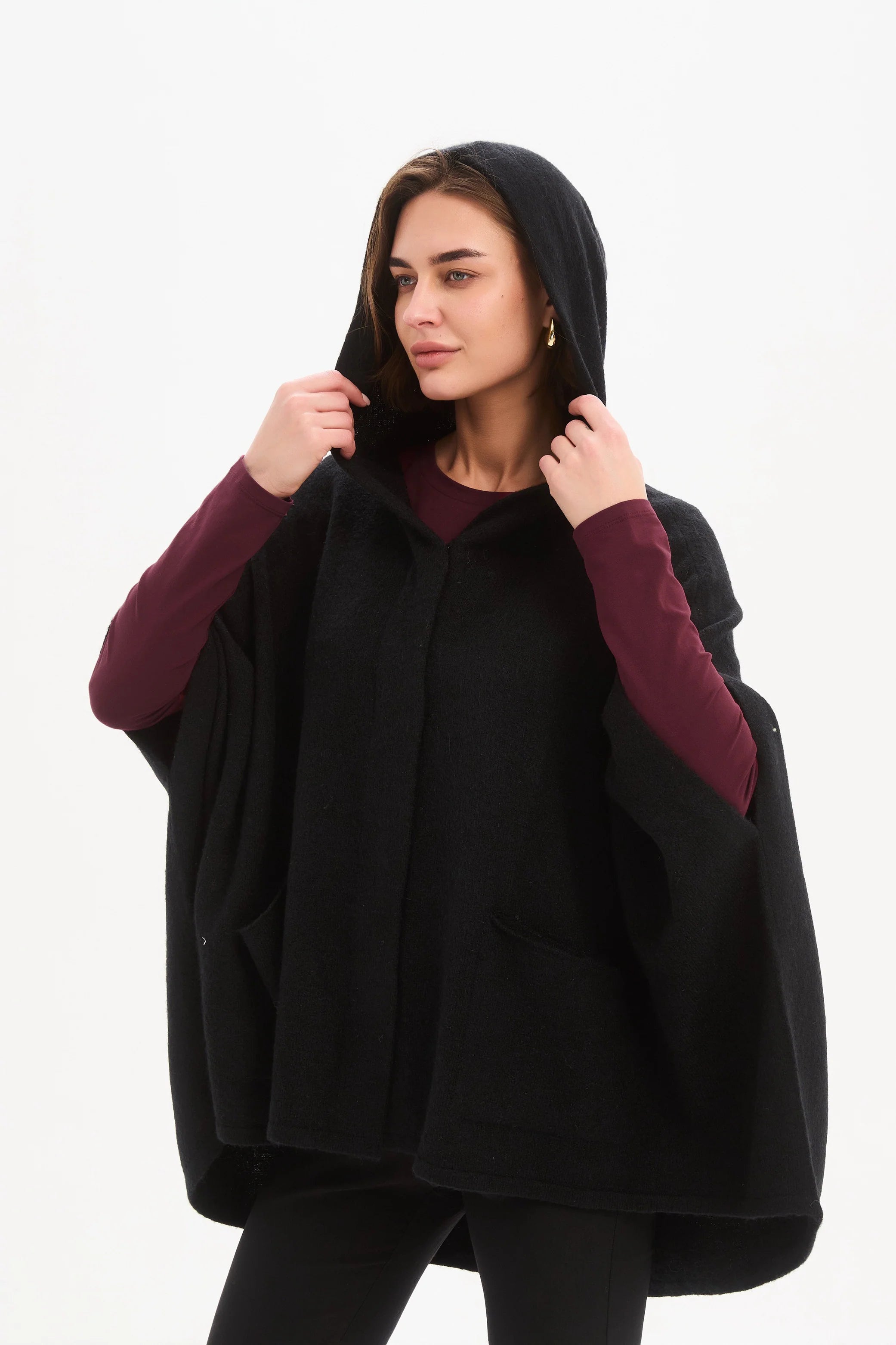 Tirelli Magnetic Closure Cardigan Black