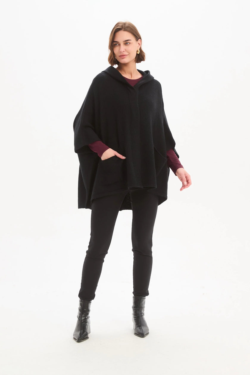 Tirelli Magnetic Closure Cardigan Black
