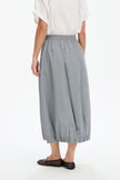 Tirelli Pin Tuck Hem Gingham Skirt Black/ White
