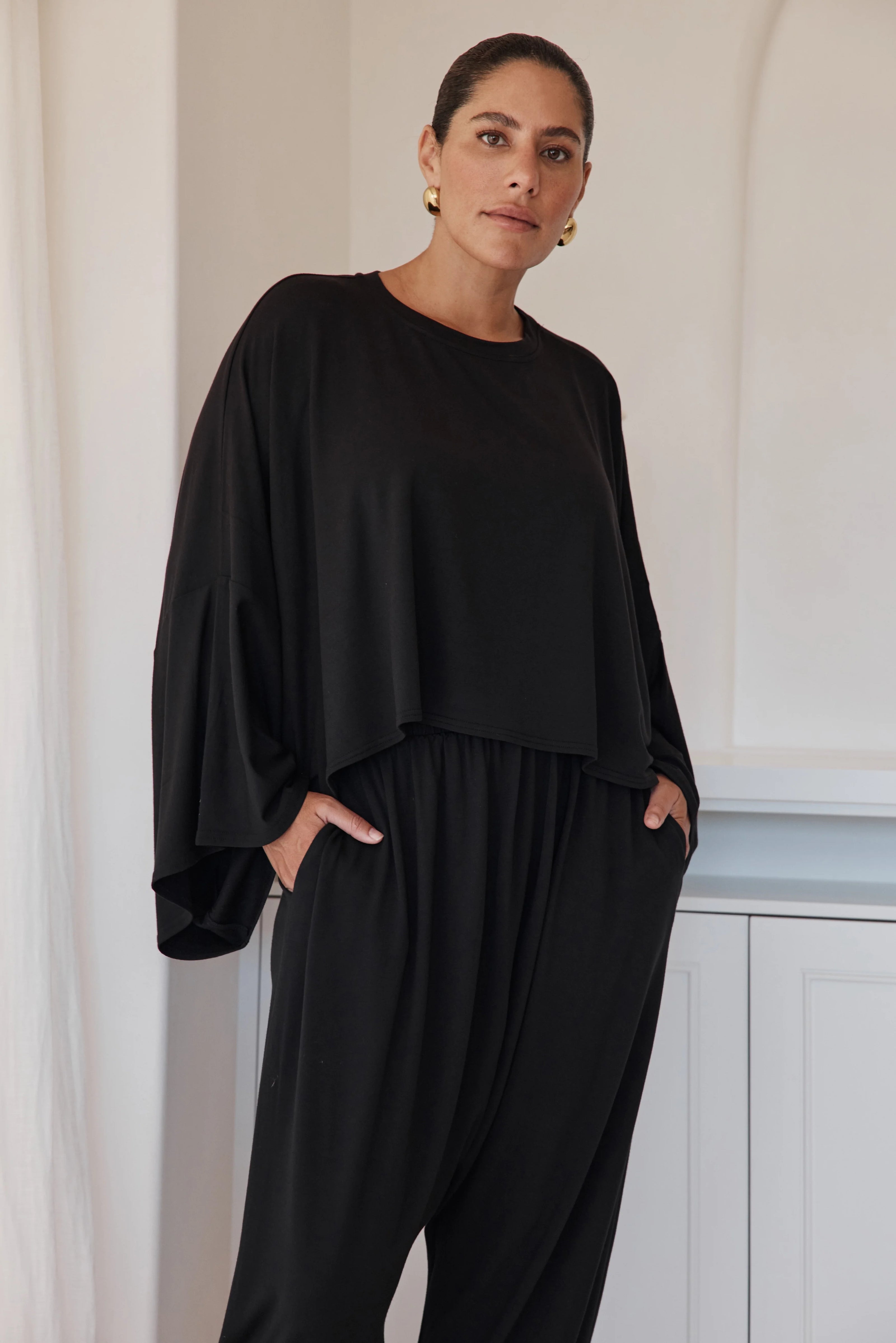 Tirelli Winter Jersey Layer Top Black
