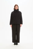 Tirelli Wrap Front Puffer Jacket Black