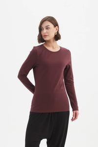 Tirelli Long Sleeve Tshirt Aubergine