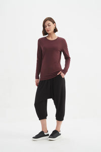 Tirelli Long Sleeve Tshirt Aubergine