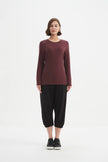 Tirelli Long Sleeve Tshirt Aubergine