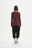 Tirelli Long Sleeve Tshirt Aubergine