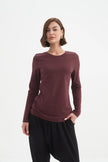 Tirelli Long Sleeve Tshirt Aubergine