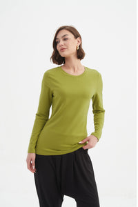 Tirelli Long Sleeve Tshirt Chartreuse