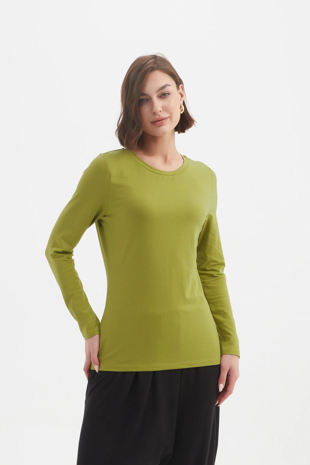 Tirelli Long Sleeve Tshirt Chartreuse